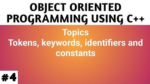 Lecture - 4 Programming with C++ || MSc Computer Science || BCA || MDU Rohtak