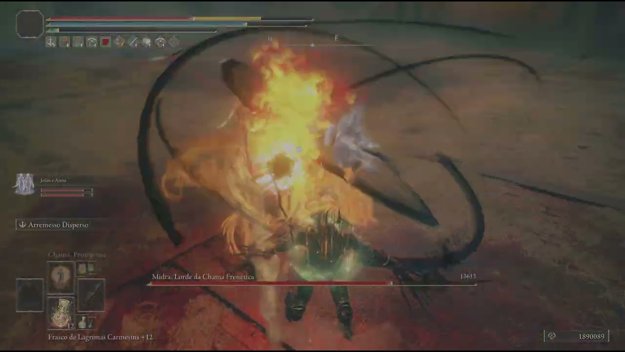 ELDEN RING Espadachim da noite vs Midra