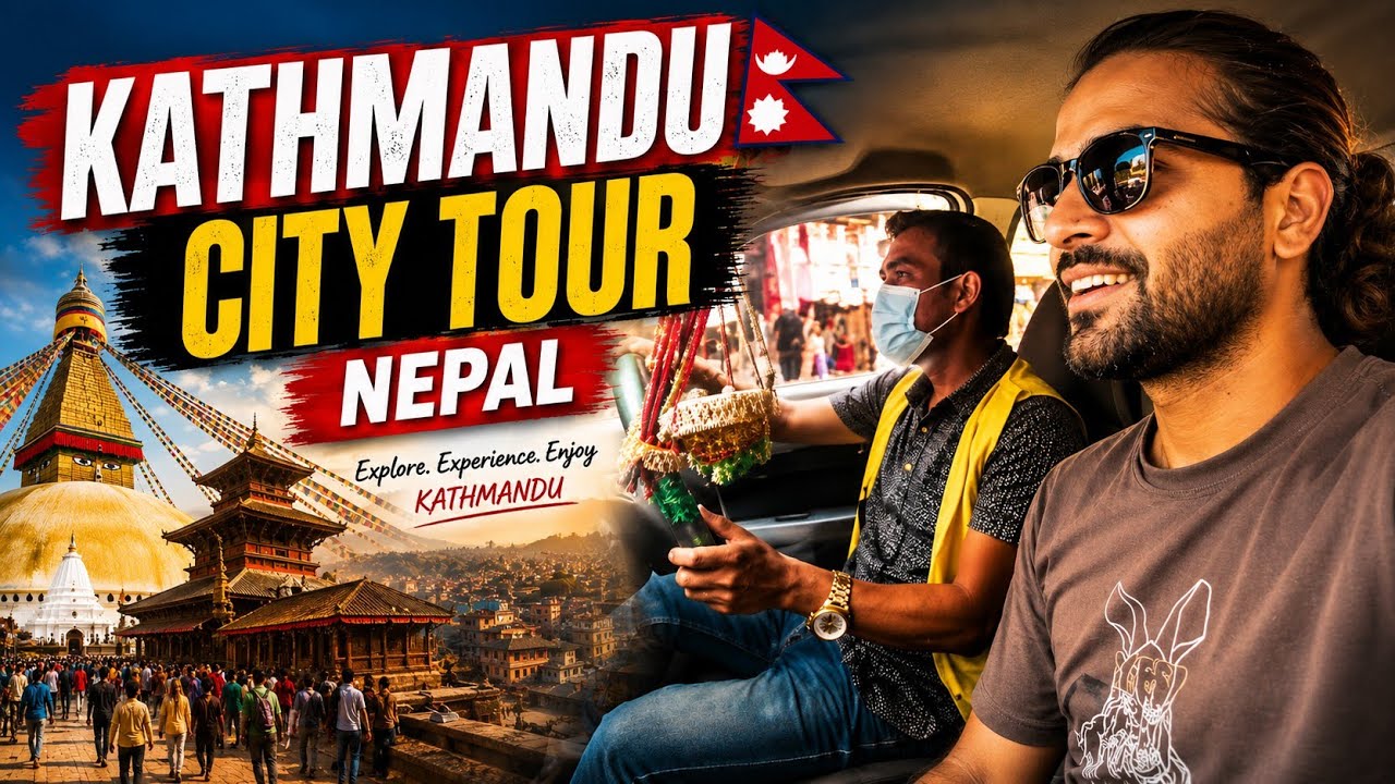 Kathmandu city tour sightseeing Nepal 🇳🇵 vlog ep-4