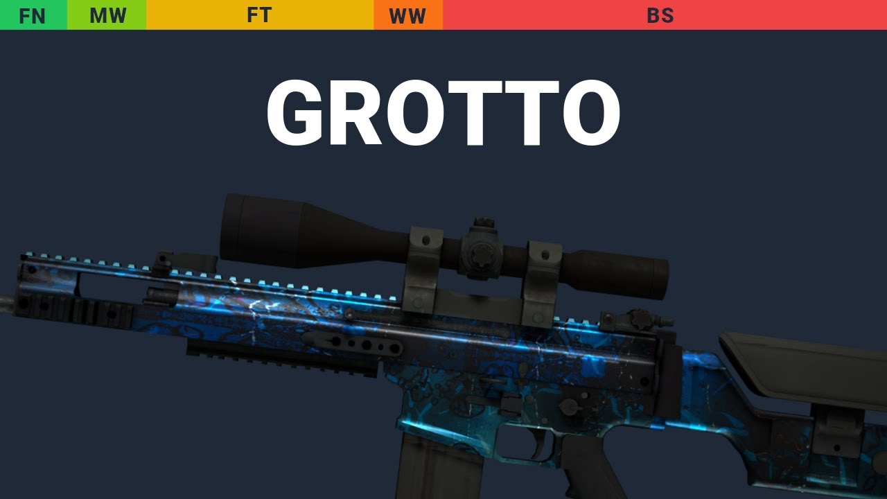 SCAR-20 Grotto - Skin Float And Wear Preview