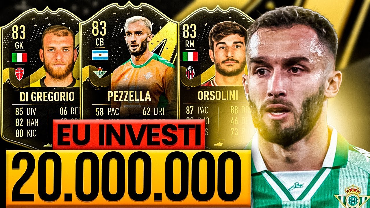 FIFA 23 l INVESTI 20.000.000 NESSE TRADE NO FUT 23 FUTURE STARS l DantheBNN l