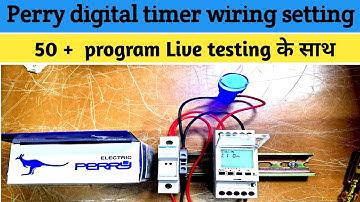 How to Set Up a Perry Digital Timer