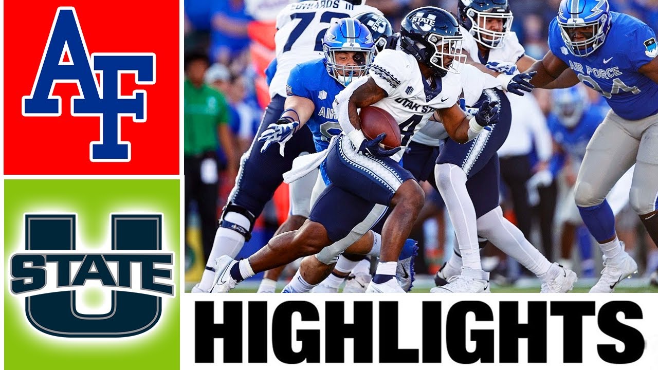 Air Force vs Utah State Highlights | College Football Week 6 | 2022 ...