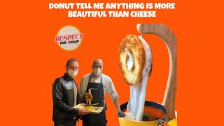Respect the Chain with Sam E. Goldberg - The Famous Grilled Cheese Doughnut at Clinton Hall in NYC