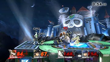 Smash Bros Wii U: Test upload