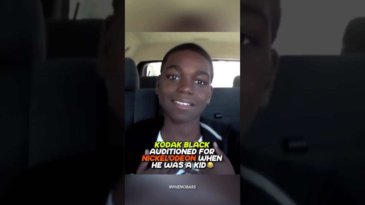Watch Kodak Black auditioned for Nickelodeon when he was a kid on YouTube Watch Kodak Black auditioned for Nickelodeon when he was a kid on YouTube