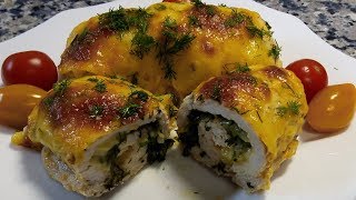 КУРИНЫЕ РУЛЕТИКИ с зеленью и сыром 🌟 НЕЖНЫЕ И БЕЗУМНО ВКУСНЫЕ!!! 🌟 Chicken rolls / Tavuk rulo tarifi