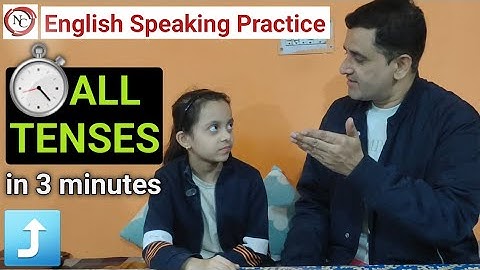All Tenses in 3 minutes | English Speaking Practice #tense #spokenenglish 