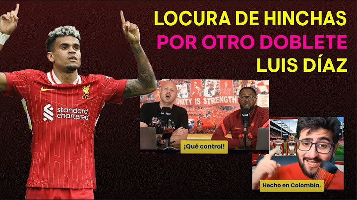 DOBLETE DE LUCHO ENLOQUECE A LOS HINCHAS DE LIVERPOOL #luisdiaz #futbol #goles #golazo #colombia