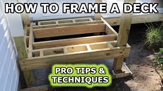 Deck Framing 101 for Beginners | How To by Fix It With Zim 3,128 views 3 years ago 22 minutes