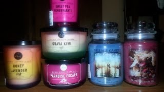 Home Goods & T.J. Maxx Candle Haul
