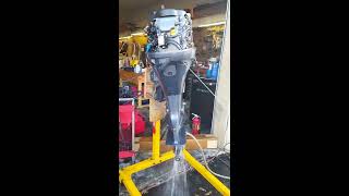 2005 Yamaha 4 stroke 40 hp outboard test run F40TLRD