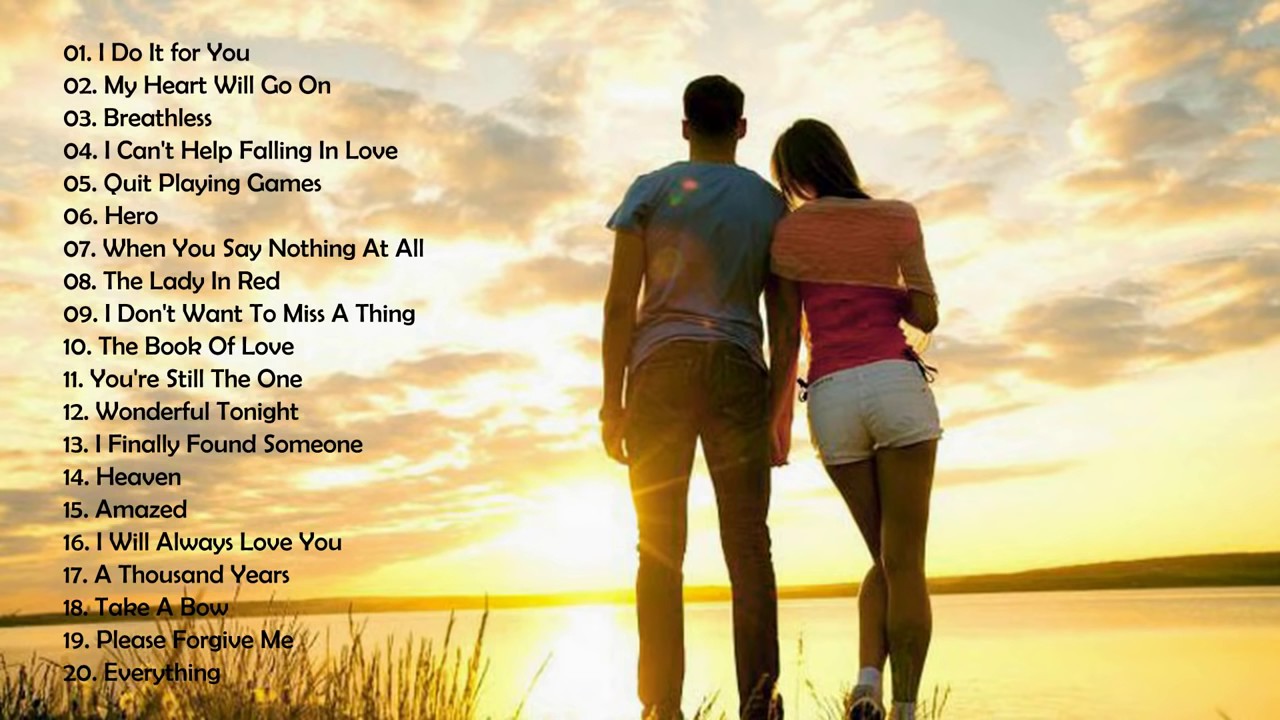 kumpulan lagu barat romantis dan enak didengar (Best romantic songs