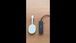 Google Chromecast with USB C Hub - Google TV #shorts screenshot 4