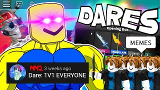 ROBLOX Murder Mystery 2 DARES Funny Moments (MEMES) by Buur 10,555,294 views 2 years ago 9 minutes, 30 seconds