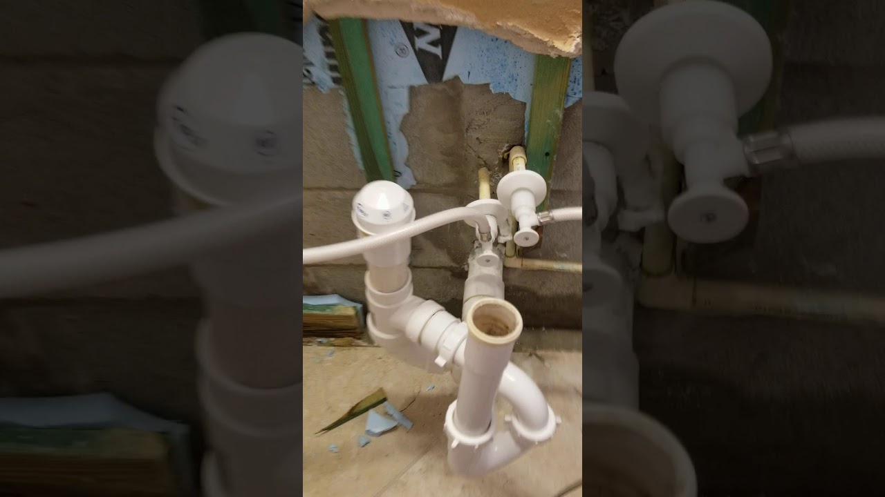 Cap failure on water line done during construction in bathroom YouTube