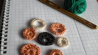 Вязание ирландских кружев для начинающих. Основные элементы - кружочки. 2 часть Вязание ирландских кружев для начинающих. Основные элементы - кружочки. 2 часть