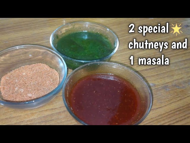 2 Chutney 1 masala perfect for snacks and iftaar |Ramadan special | Salwa