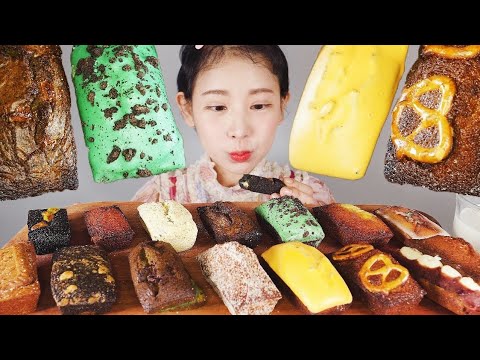 꾸덕꾸덕 돌체테리아 돌낭시에 휘낭시에 먹방 Financier <strong>Bread</strong> Dessert [eating <strong>show</strong>]mukbang korean food