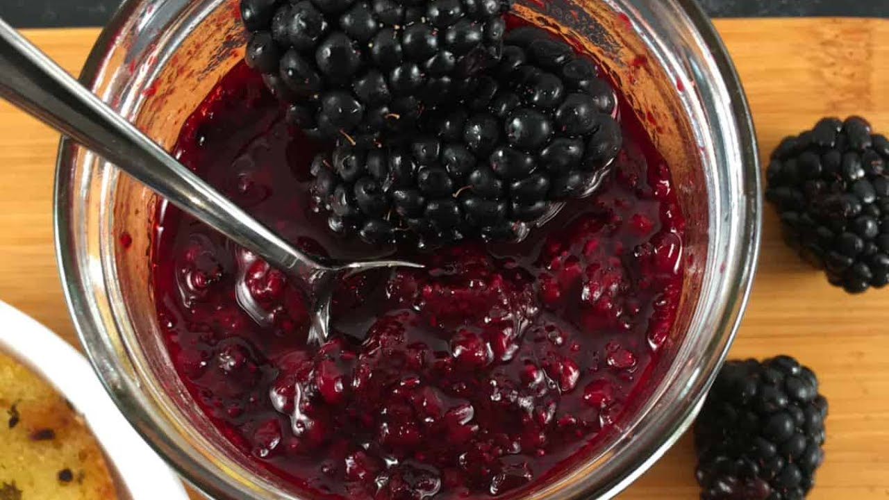 Marionberry Jam Recipe (No Pectin)
