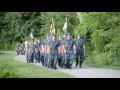 Portland Division Sea Cadets Marching Down the Road