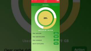 Clear all cash files on iPhone one app screenshot 4
