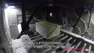 Automatic blast room with CNC manipulators for mining components | CYM Materiales