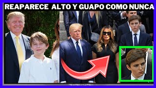 Con Solo 16 Años Barron Trump Sorprende Con Altura De Estrella De La NBA y Apariencia de Modelo