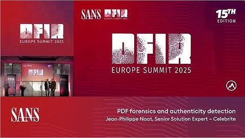 PDF forensics and authenticity detection