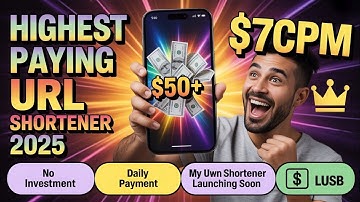 New High CPM URL SHORTENER || Best  Working URL Shortener Unlimited Clicks Trick@technicalluckystar