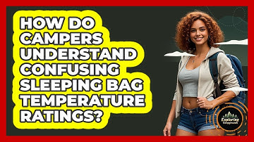 How Do Campers Understand Confusing Sleeping Bag Temperature Ratings? - Exploring Campgrounds