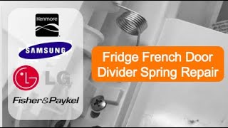 How to Fix a Refrigerator French Door Spring (Replacement) Mullion Flap screenshot 2
