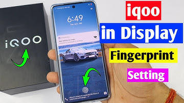 iqoo in display fingerprint lock setting | iqoo mobile me in display fingerprint lock Kaise lagaye