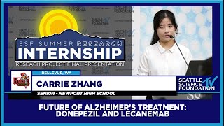 Intern Presentation - Future of Alzheimer's Treatment: Donepezil & Lecanemab - Carrie Zhang