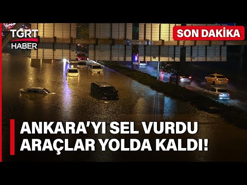 Meteoroloji Uyarmıştı, Yağış Birden Vurdu! Metro Girişleri Suyla Doldu, Kafe Yıkıldı