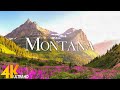 Montana 4k  scenic relaxation film with relaxing piano music  4k u.
