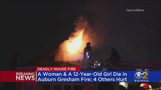 Woman And 12-Year-Old Girl Dead, 4 Hospitalized After House Fire In Auburn Gresham
