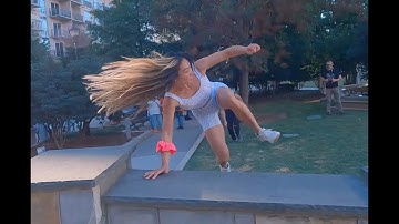 FPV Gimbal + Parkour - Downtown Charlotte  — Head Tracking FPV Drone (Servo Tilt)