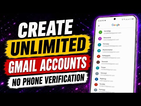 Unlimited GMail Account without Phone Verification | How to Create Unlimited GMail Account
