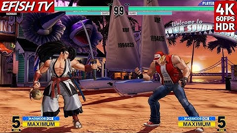 Haohmaru vs Terry Bogard (Hardest AI) - KOF XV | PS5 4K 60FPS