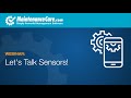 Let's Talk Sensors! - CMMS and Work Order Software