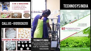 Camphor Making Machine Low price Camphor Tablet making machine Camphor Making Business