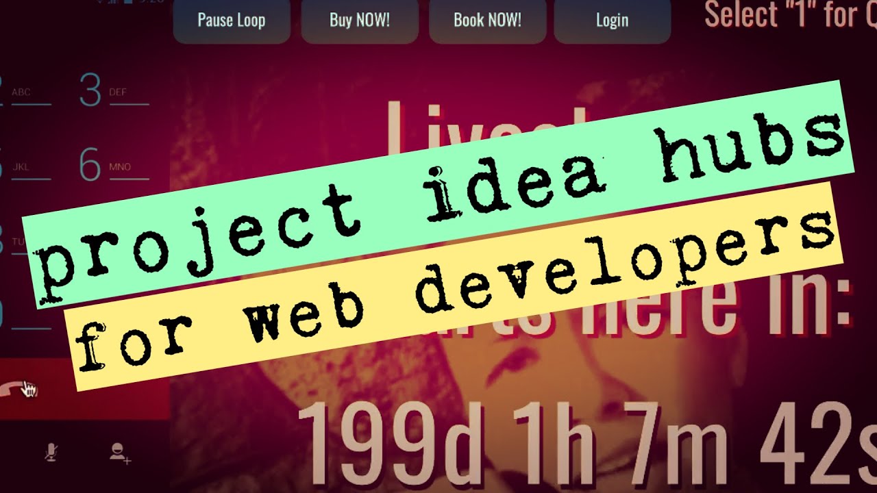Where can you find web development project ideas here are 5 places 