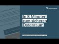 Webinar: In 8 Minuten zum sicheren Datenraum mit CenterDevice
