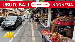 Explore Ubud Bali Today  Downtown Walking tour | Bali Indonesia 2024 [4K]