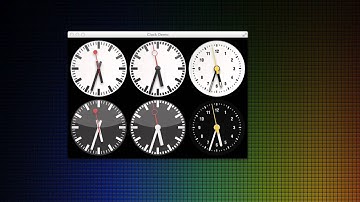 Enzo JavaFX 8 Clock control