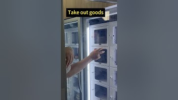 3D glass renting locker vending machine., Smart vending solution for product rental.