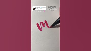 writing names in calligraphy pt. 849! #maddy #shorts