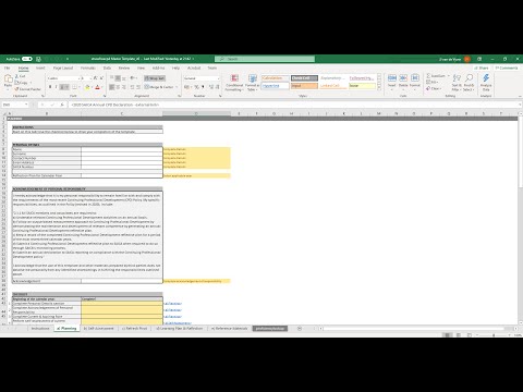 SAICA Annual Reflective Plan - Template Tutorial | Stress-Free CPD