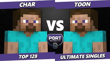 Port Priority 9 - Char (Steve) Vs. Toon (Steve) Smash Ultimate - SSBU